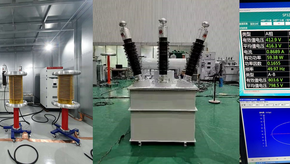High voltage test equipment and control software interface